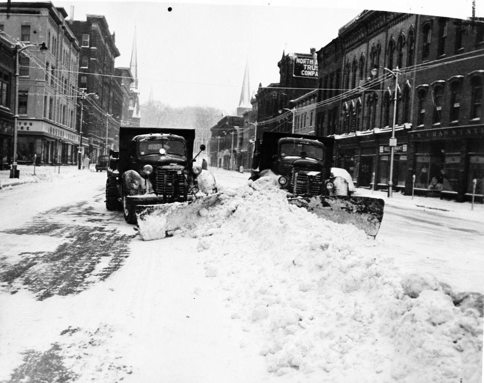 1949 storm clean up